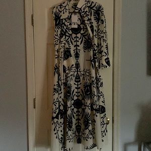 Black and white Zara Dress